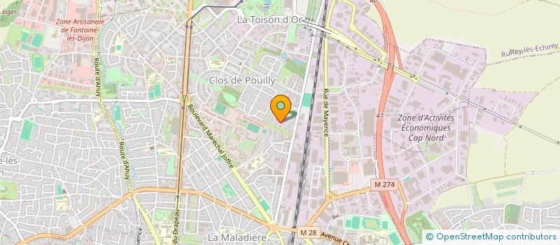 localisation de l'entreprise LMNP à DIJON