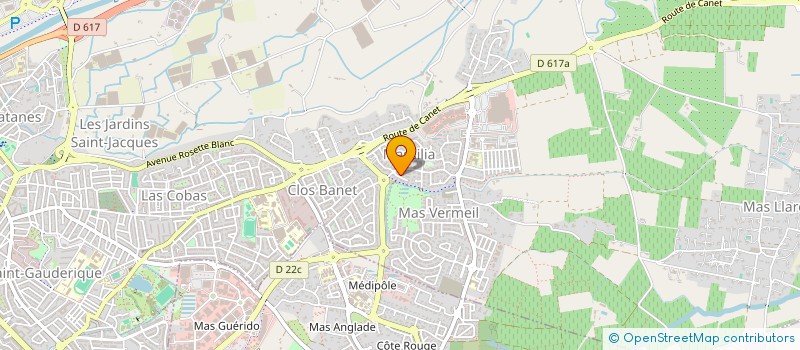 localisation de l'entreprise LMNP  PERPIGNAN