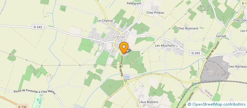 localisation de l'entreprise LMNP  GREZAC