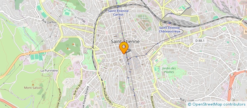 localisation de l'entreprise LMNP  SAINT-ETIENNE