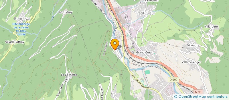 localisation de l'entreprise LMNP  LA LECHERE