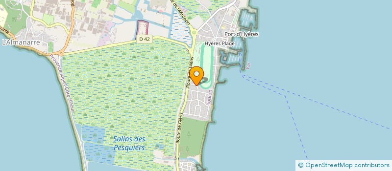 localisation de l'entreprise LMNP  HYERES