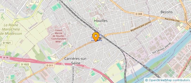 localisation de l'entreprise LMNP à CARRIERES-SUR-SEINE