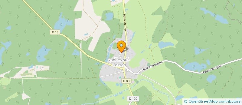 localisation de l'entreprise LMNP à VANNES-SUR-COSSON
