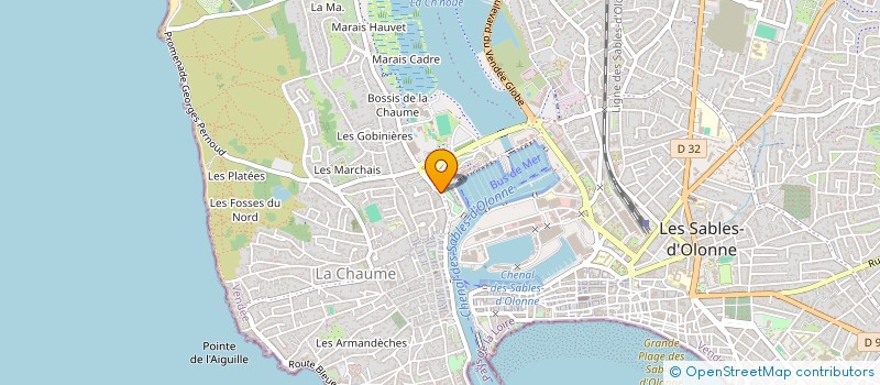 localisation de l'entreprise LMNP à LES SABLES D'OLONNE