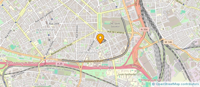 localisation de l'entreprise LMNP à LILLE