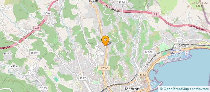 localisation de l'entreprise LMNP  MENTON