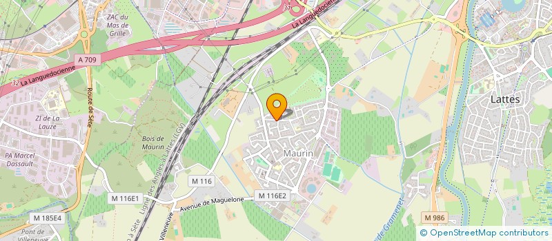 localisation de l'entreprise LMNP à LATTES