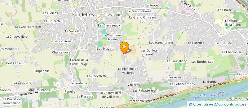 localisation de l'entreprise LMNP  FONDETTES