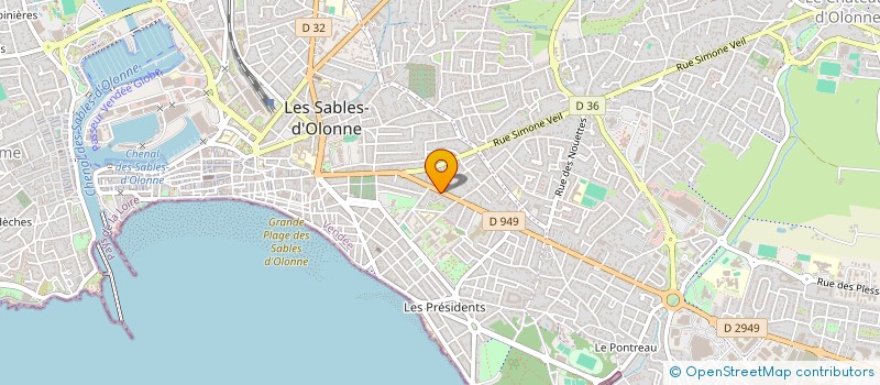 localisation de l'entreprise LMNP à LES SABLES-D'OLONNE