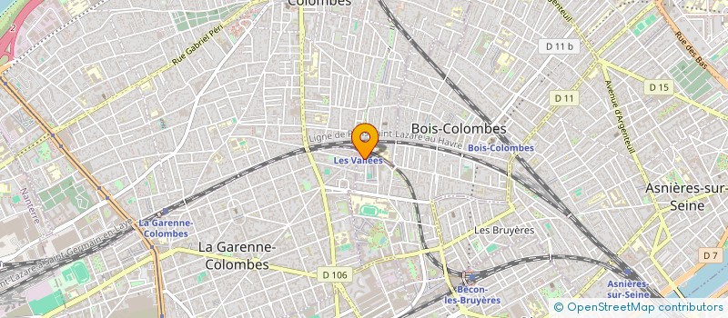 localisation de l'entreprise LMNP ABDELLATIF ET HELA à BOIS-COLOMBES