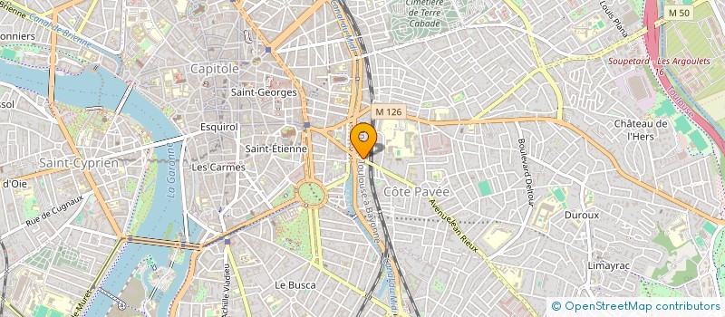 localisation de l'entreprise LMNP ACEVEDO MANGLAVITI  TOULOUSE