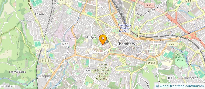 localisation de l'entreprise LMNP ACHARD QUENARD  CHAMBERY