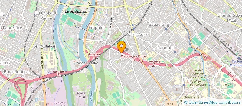 localisation de l'entreprise LMNP AGUILERA PRUVOST à TOULOUSE