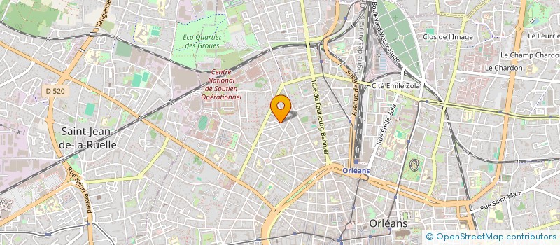 localisation de l'entreprise LMNP ALBAN PERY - ALICE UARTEMENDIA  ORLEANS