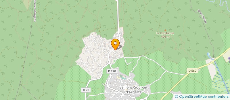 localisation de l'entreprise LMNP ALBRIET-BEAU  SEILLONS-SOURCE-D'ARGENS