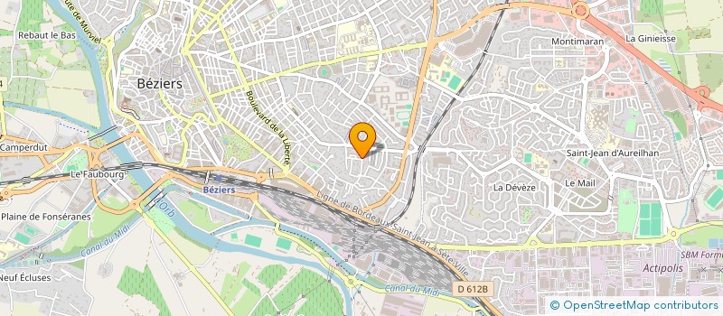 localisation de l'entreprise LMNP ALONSO  BEZIERS