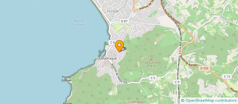 localisation de l'entreprise LMNP AMIEL  SAINT-CYR-SUR-MER