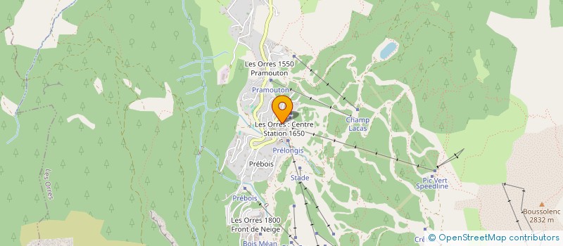 localisation de l'entreprise LMNP ANDRIEU à LES ORRES