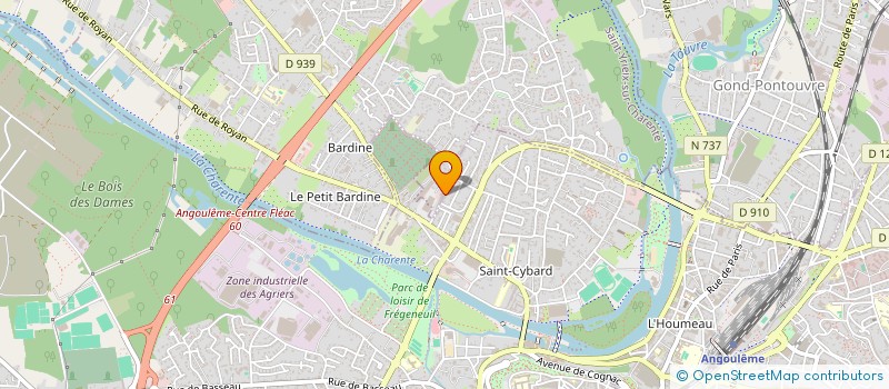 localisation de l'entreprise LMNP ANGOULEME à ANGOULEME