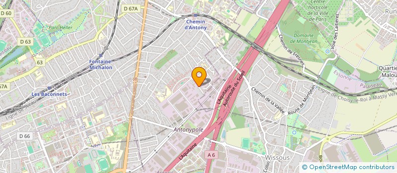 localisation de l'entreprise LMNP ANTONY à ANTONY