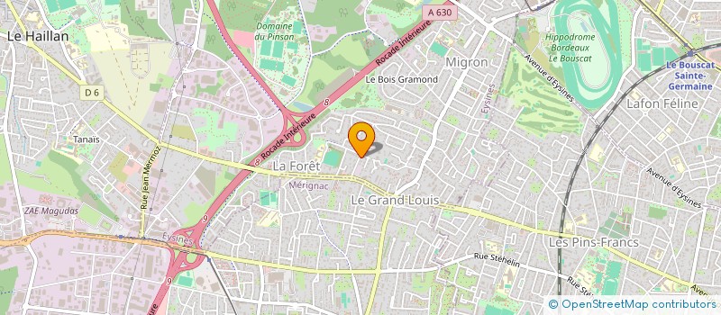 localisation de l'entreprise LMNP APT  EYSINES