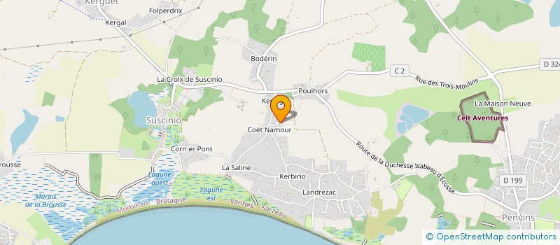 localisation de l'entreprise LMNP ARNOD  SARZEAU