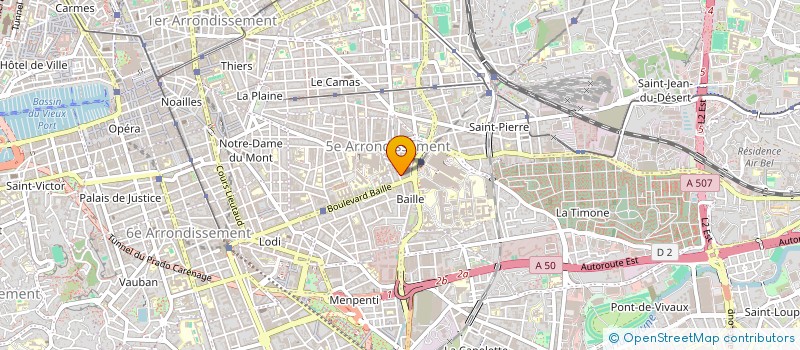 localisation de l'entreprise LMNP ASSOR JEASNSELME à MARSEILLE
