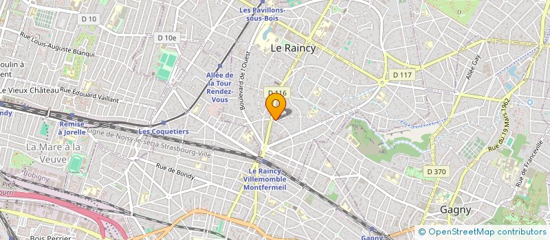 localisation de l'entreprise LMNP ASSOUS  LE RAINCY