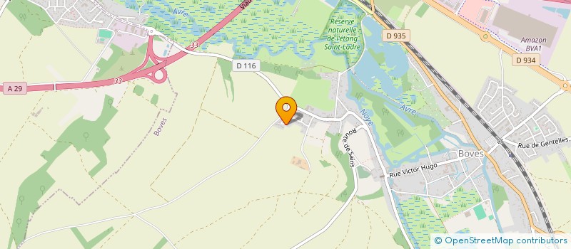 localisation de l'entreprise LMNP AVESNES SUR HELPE à BOVES