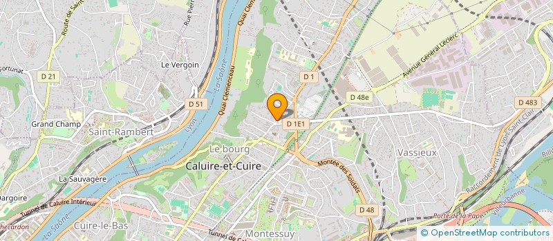 localisation de l'entreprise LMNP B-H FERRIE N1  CALUIRE-ET-CUIRE