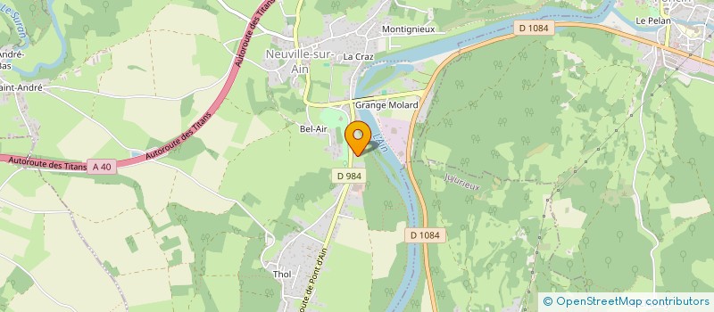 localisation de l'entreprise LMNP B4 STOLFACCIE  NEUVILLE-SUR-AIN