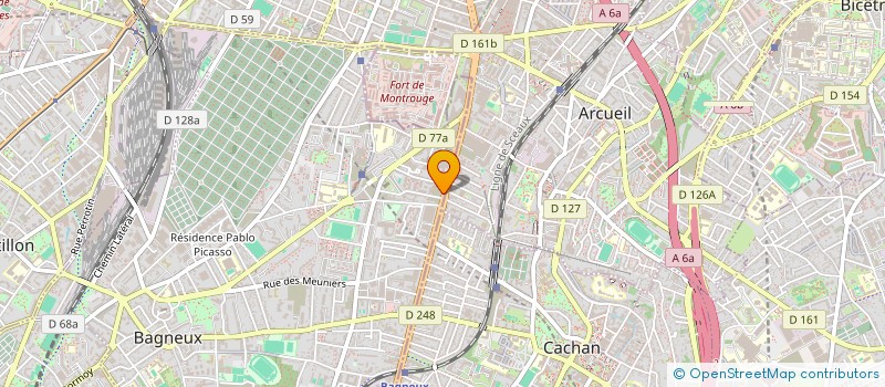localisation de l'entreprise LMNP BAGNEUX à BAGNEUX