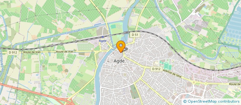 localisation de l'entreprise LMNP BAILLY LUCIE ET THIBAULT à AGDE