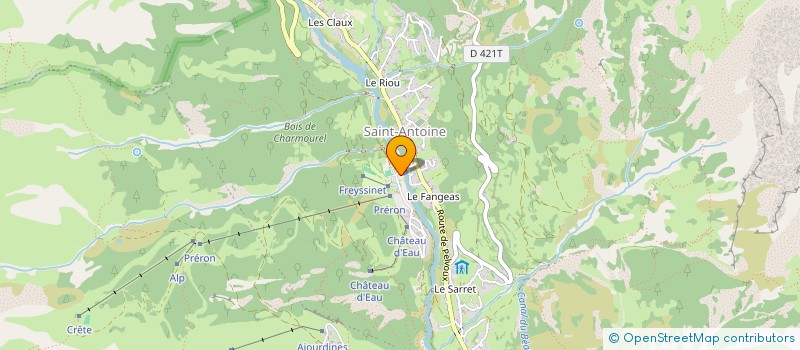 localisation de l'entreprise LMNP BALHAN LEVEAUX  VALLOUISE-PELVOUX