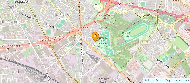 localisation de l'entreprise LMNP BALLENGHIEN FELICES  VENISSIEUX