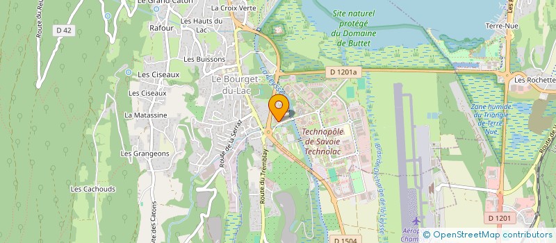 localisation de l'entreprise LMNP BALOUTCH  LE BOURGET-DU-LAC