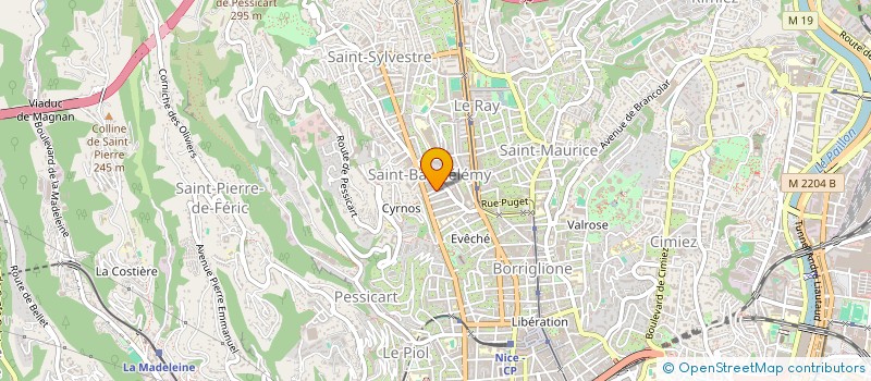 localisation de l'entreprise LMNP BARBAT BENDRISS  NICE