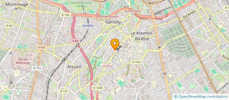 localisation de l'entreprise LMNP BARBE LE GUICHARD  GENTILLY