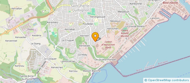 localisation de l'entreprise LMNP BARBOT à BREST