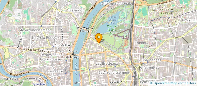 localisation de l'entreprise LMNP BD DES BELGES BRIET  LYON