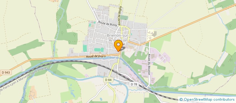 localisation de l'entreprise LMNP BEAU-GONZALEZ  BRIENON-SUR-ARMANCON