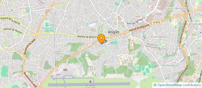 localisation de l'entreprise LMNP BEAUCHAMP INDIVISION  ANGLET