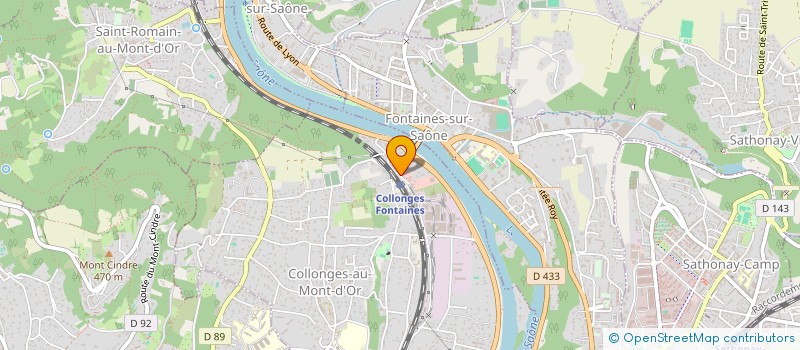 localisation de l'entreprise LMNP BEDOUET  COLLONGES-AU-MONT-D'OR