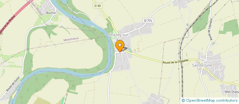 localisation de l'entreprise LMNP BEGHELLI  CHAZEY-SUR-AIN