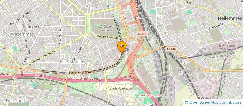 localisation de l'entreprise LMNP BELFORT à LILLE