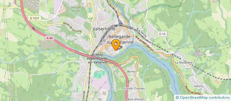 localisation de l'entreprise LMNP BELLEGARDE  VALSERHONE