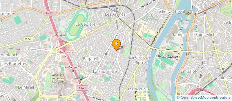 localisation de l'entreprise LMNP BENECH à TOULOUSE