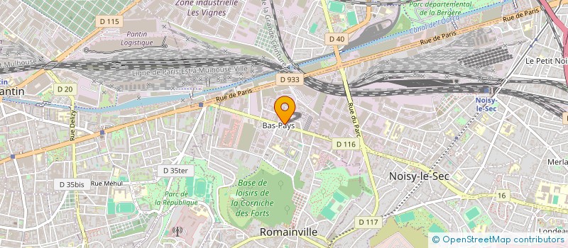 localisation de l'entreprise LMNP BENHAMOU  ROMAINVILLE