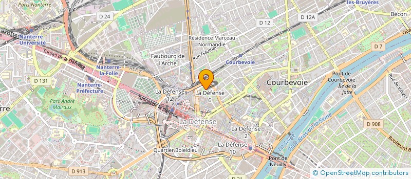 localisation de l'entreprise LMNP BENLAMINE SOUKARIEH à COURBEVOIE